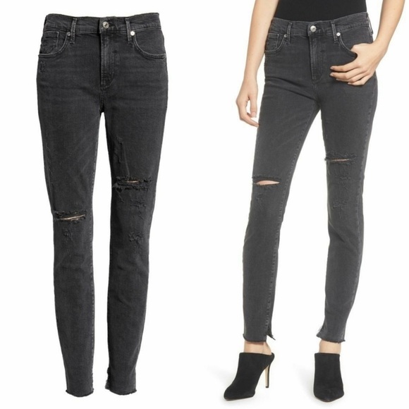 AGOLDE Sophie High Waist Ankle Skinny Jeans - Renegade - 26 - Picture 1 of 8